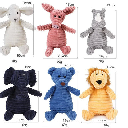Petorest Soft Plush Chew Toy – Interactive & Durable Squeaky Dog Toy