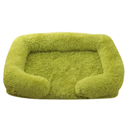 Petorest Large Plush Dog Bed – Thick, Cozy & Washable Winter Pet Sofa