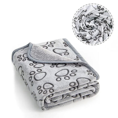 Petorest Soft Fluffy Pet Blanket – Warm Coral Fleece for Cats & Dogs