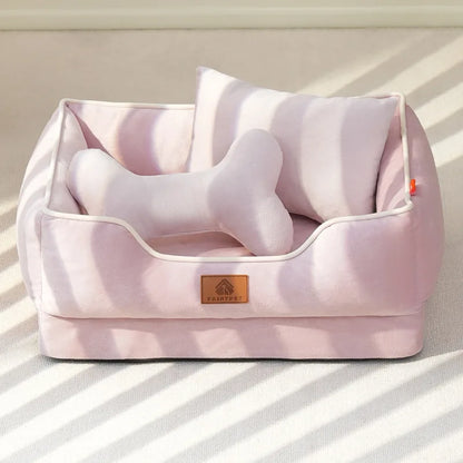Petorest Luxury Dutch Velvet Dog Bed – Premium Soft, Thick & Warm Pet Sofa