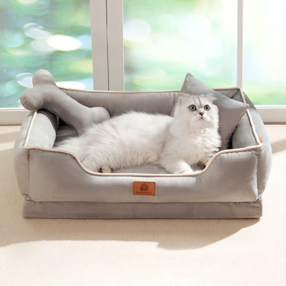 Petorest Luxury Dutch Velvet Dog Bed – Premium Soft, Thick & Warm Pet Sofa