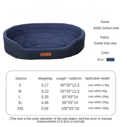 Petorest Fluffy Dog Cushion Bed – Soft, Breathable & Perfect for All Dogs