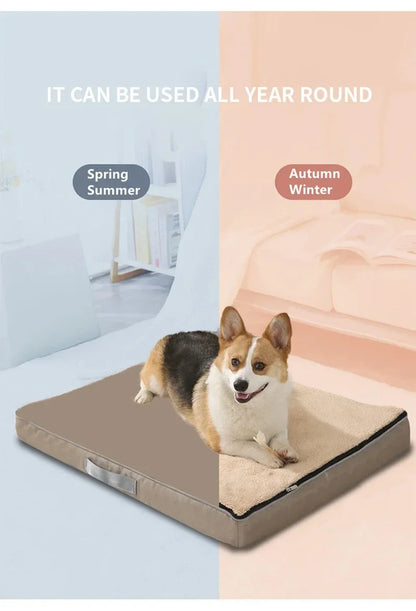 Petorest Plush Memory Foam Dog Bed – Orthopedic, Washable & Non-Slip