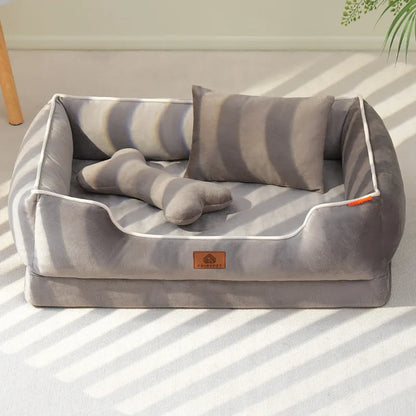 Petorest Luxury Dutch Velvet Dog Bed – Premium Soft, Thick & Warm Pet Sofa
