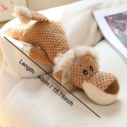 Petorest Squeaky Dog Toy – Bite-Resistant Plush Toy for Small & Medium Dogs