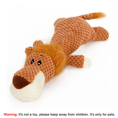 Petorest Squeaky Dog Toy – Bite-Resistant Plush Toy for Small & Medium Dogs