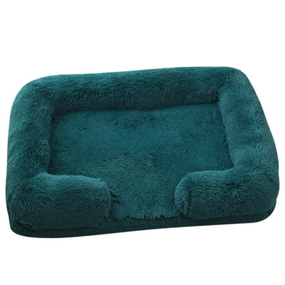 Petorest Large Plush Dog Bed – Thick, Cozy & Washable Winter Pet Sofa