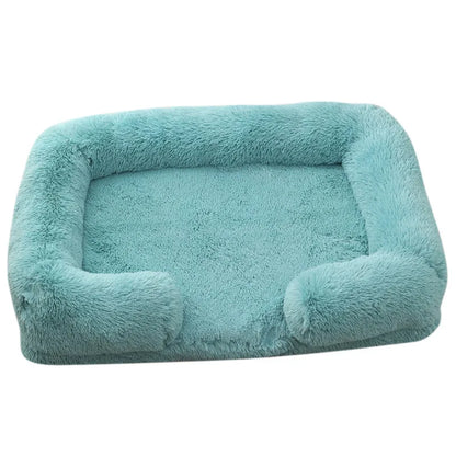Petorest Large Plush Dog Bed – Thick, Cozy & Washable Winter Pet Sofa