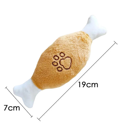 Petorest Soft Plush Chew Toy – Interactive & Durable Squeaky Dog Toy